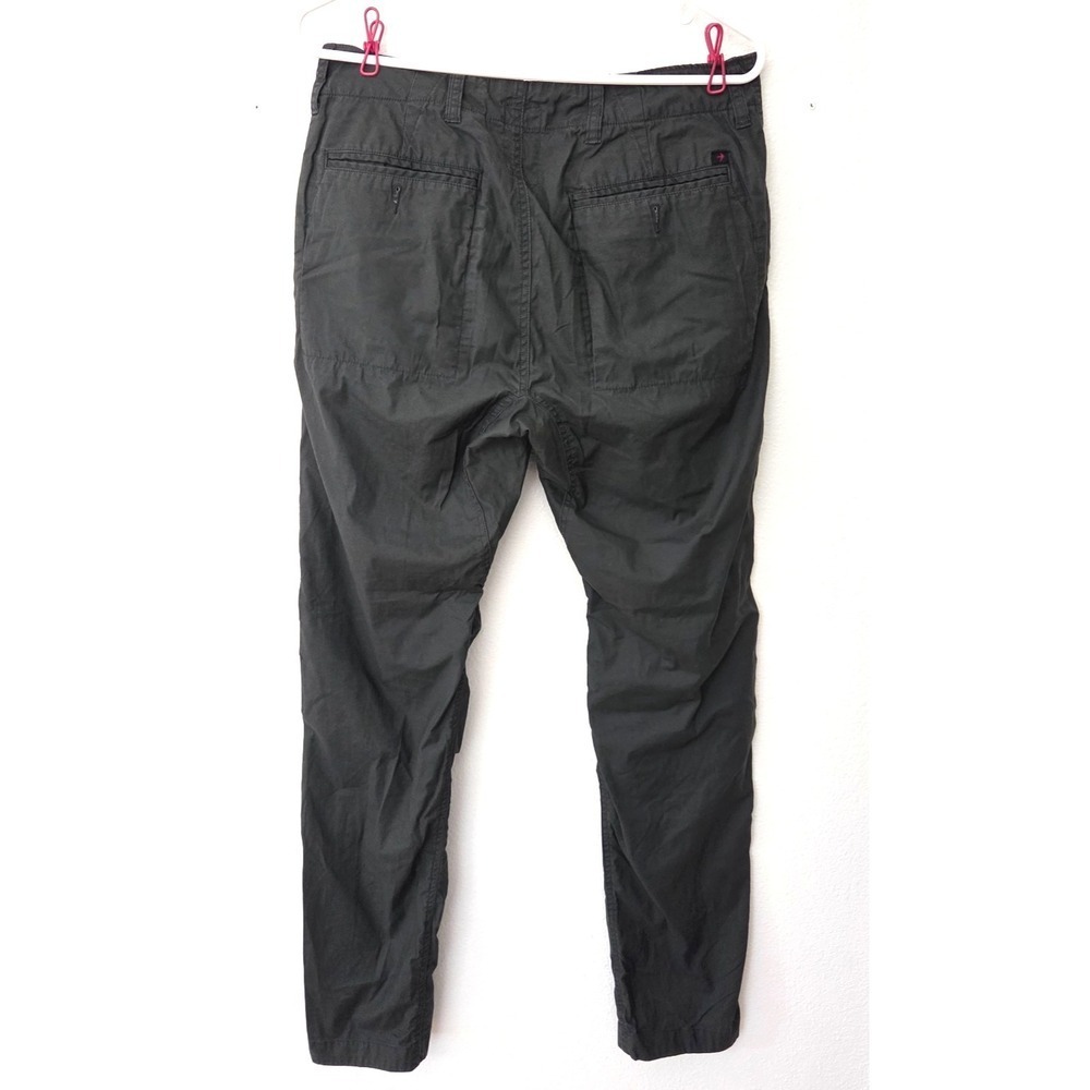 Relwen Charcoal Grey Flyweight Flex Chino Pant Cotton Spandex Zip Snap Fly 30 - Picture 3 of 11